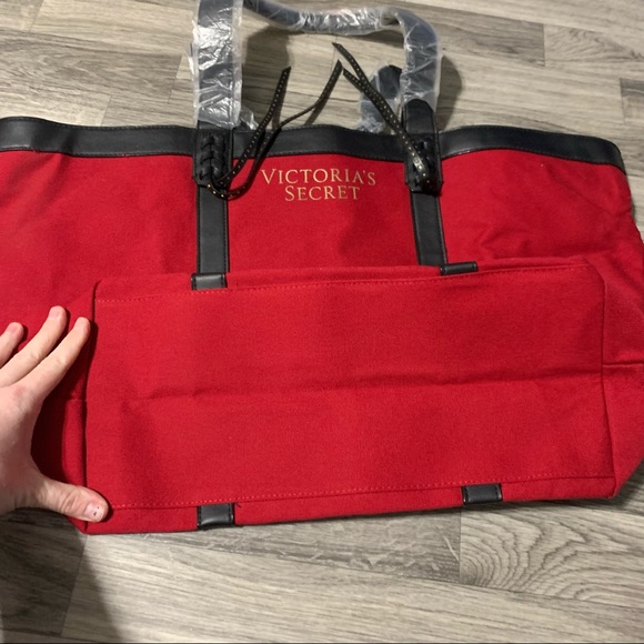 Victoria’s Secret Red Black Limited Edition Tote Bag; OS - Picture 11 of 12
